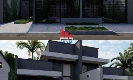 Lindo sobrados novos, com 3 quartos e 81m² melhor localização do Sitio Cercado - PR