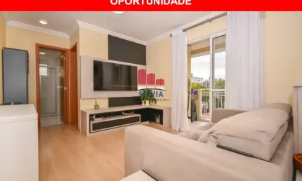 Lindo apartamento semi mobiliado, à 800m do Shopping Palladium - Bairro Portão