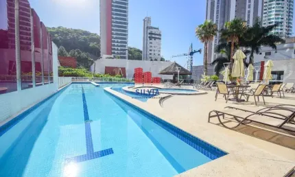 Apartamento com sacada e churrasqueira 3 quartos com suítes, 2 vagas cobertas e 133m² no Residencial Bellas Artes em Balneário Camboriú