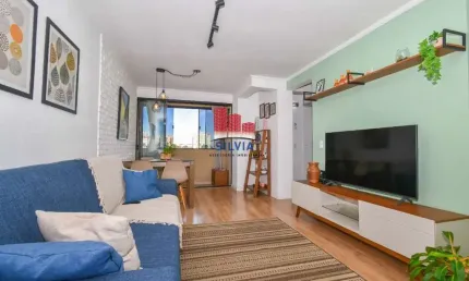 Apartamento em frente ao mercado municipal do capão raso com vaga coberta