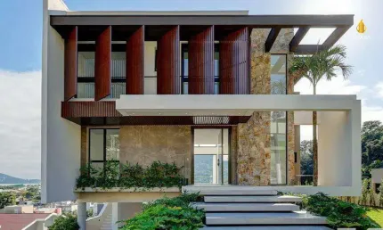 Casa de alto padrão a venda no Condomínio Bella Vista Residence Club localizada no Bairro da Barra em Balneário Camboriú.