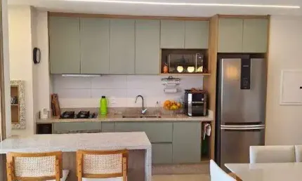Apartamento com terraço a venda no Residencial Montefiore localizado no bairro Nações em Balneário Camboriú.