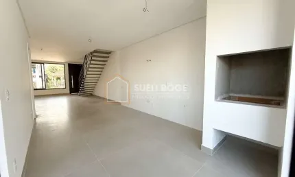 Sobrado geminado em construção com 3 dormitórios no bairro santo antonio