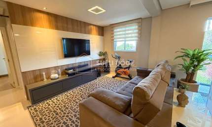 APARTAMENTO MOBILIADO DE 95 M² E 2 VAGAS NA DIVISA DO ANITA COM O FLORESTA
