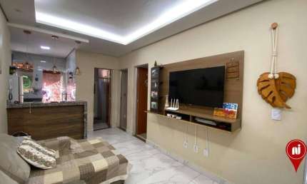 Apartamento Garden com 2 dormitórios à venda, 54 m² por R$ 200.000 - Cachoeira - Sarzedo/MG