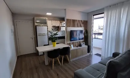 Apartamento semimobiliado com 1 suíte mais 1 quarto à venda no bairro saguaçu em joinville - sc por r$ 450.000,00