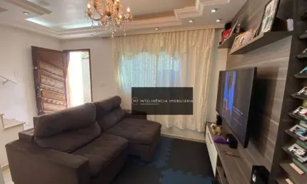 Excelente sobrado de condominio com 02 suites , quintal e vaga coberta !!!