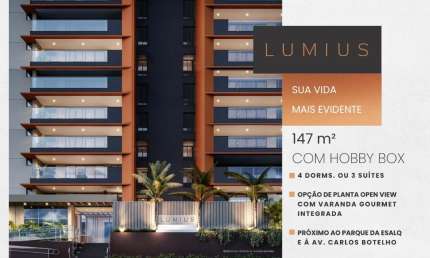 Edifício Lumius, lançamento à venda no bairro São Judas, Piracicaba/SP - 3 ou 4 dormitórios