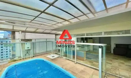 Cobertura à venda, 3 quartos, 1 suíte, 3 vagas no Santo Antônio.