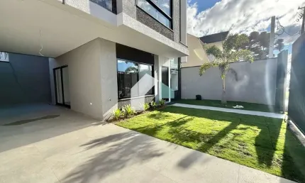 Casa com 3 quartos à venda na rua miguel tschannerl, 121, mercês, curitiba por r$ 1.389.000