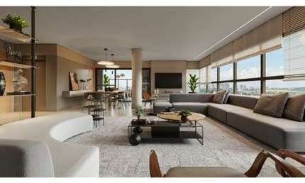 Funcional apartamento tipo para venda com 4 quartos, sendo 3 suítes, 227m²