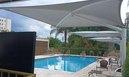 Versátil apartamento tipo para venda em Condomínio Mirante Sul com 2 quartos, 48m²