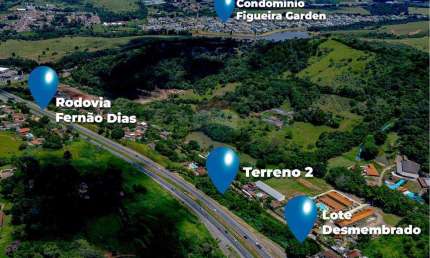 Terreno Em Atibaia/SP com 790m² no bairro do tanque, divisa com a Fernão Dias.