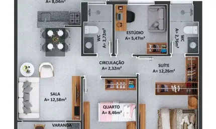 Apartamento com 2 quartos à venda na Rua Simon Bolívar, 19, Neópolis, Natal