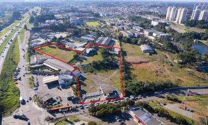 Terreno à venda na Rua Eduardo Sprada, 5950, Cidade Industrial, Curitiba