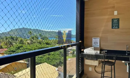 Apartamento Alto Padrão com vista para o mar na varanda - Praia da Enseada, Ubatuba/SP