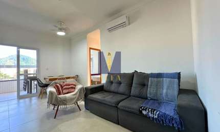 Apartamento Mobiliado com Varanda Gourmet vista mar Toninhas
