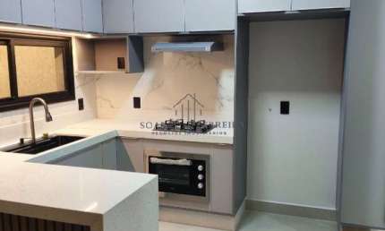 Casa térrea no condomínio Gran Reserve, 3 dormitórios,1 suíte com closet, área gourmet com churraqueira, 3 vagas, e planejados INDAIATUBA-SP