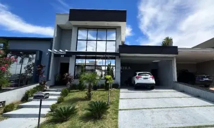Casa de Luxo em Condomínio à Venda em Indaiatuba-SP - 3 Suítes, 3 Salas, 5 Banheiros, 4 Vagas - Jardim Residencial Maria Dulce