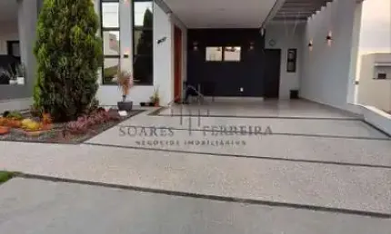 Casa em condomínio de luxo em indaiatuba-sp, 3 quartos, 1 suíte, 2 salas, 2 banheiros, 3 vagas, 135,72 m². venha conhecer!