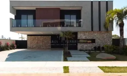 Venda de casa de luxo em condomínio alto padrão na villa dos pinheiros, indaiatuba-sp: 5 quartos, 5 suítes, 2 salas, 6 vagas, 400m².