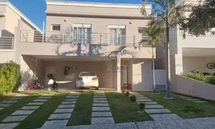 Casa em condomínio em indaiatuba-sp  4 quartos, 2 salas, 4 banheiros  chácara belvedere  6 vagas de garagem  272m² de área