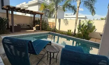 Linda e aconchegante residência em condomínio de alto padrão à venda em indaiatuba-sp