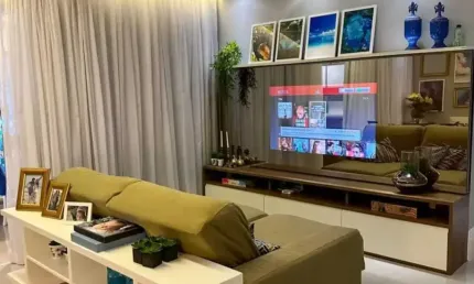 Apartamento mobiliado para aluguel no Imbuí, Salvador/BA, 3 suítes, 2 vagas
