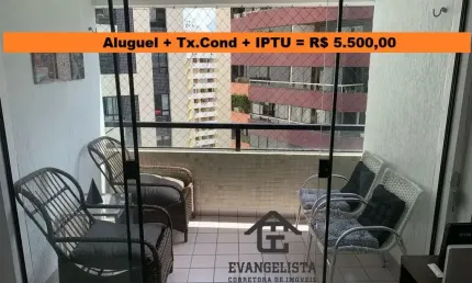 Apartamento mobiliado para Locação em Salvador/BA, Pituba, 4 quartos 2 vagas