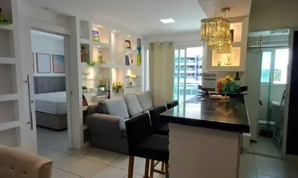 Apartamento para locação em salvador/ba, caminho das árvores, quarto e sala, 1 vaga