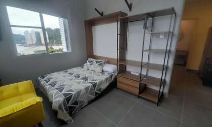 Alugar apartamento 1 dormitório com vista para o mar em são vicente