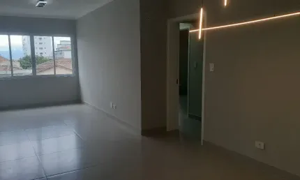 Lindo apartamento 3 dormitórios + dependência completa em santos