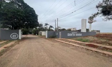 Chácara à venda em Maringá, Condomínio Santa Maria, com 1 quarto, com 1000 m²