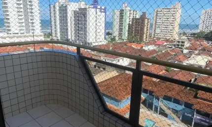 Apartamento vista mar de todas as janelas e lazer completo