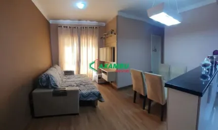Imperdível! Apartamento à venda em Jundiaí-SP, Jardim Roma, 2 quartos, 1 sala, 1 banheiro, 1 vaga de garagem, 51m²
