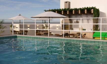 APARTAMENTO - 56 m² - 02 DORMITÓRIOS - SUITE - VARANDA LAZER
