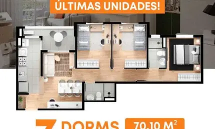 Liv Cardoso de Siqueira - Apartamento em construção à venda no condomínio Liv Cardoso de Siqueira no Centro de Mogi das Cruzes
