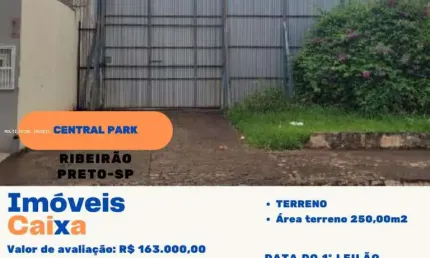 Terreno à venda na Rua Maria de Lourdes Luiz Fazio, Central Park, Ribeirão Preto
