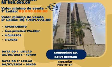 Apartamento para Venda em Ribeirão Preto, Jardim São Luiz, 4 dormitórios, 4 banheiros, 3 vagas