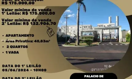 Apartamento para venda em ribeirão preto, reserva real, 2 dormitórios, 1 banheiro, 1 vaga