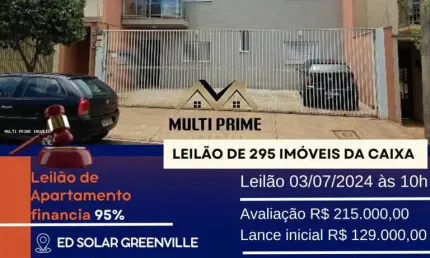 Apartamento para venda em ribeirão preto, residencial greenville, 2 dormitórios, 2 banheiros, 1 vaga