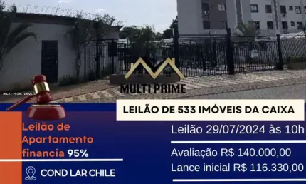 Apartamento para Venda em Ribeirão Preto, Residencial Parque dos Servidores, 2 dormitórios, 1 banheiro, 1 vaga