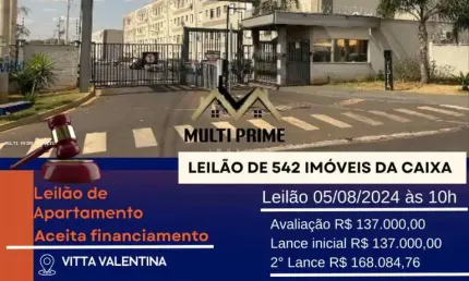 Apartamento para Venda em Ribeirão Preto, Valentina Figueiredo, 2 dormitórios, 1 banheiro, 1 vaga