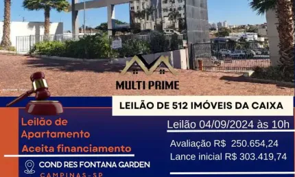 Apartamento para venda em campinas, fundação da casa popular, 2 dormitórios, 1 banheiro, 1 vaga
