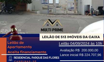 Apartamento para Venda em Campinas, Jardim Novo Maracanã, 2 dormitórios, 1 banheiro, 1 vaga