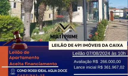 Apartamento para Venda em Campinas, Vila Marieta, 2 dormitórios, 1 banheiro, 1 vaga