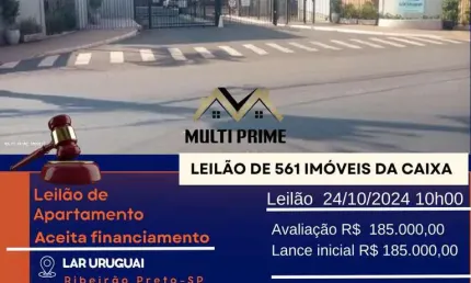 Apartamento para Venda em Ribeirão Preto, Residencial Parque dos Servidores, 2 dormitórios, 1 banheiro, 1 vaga