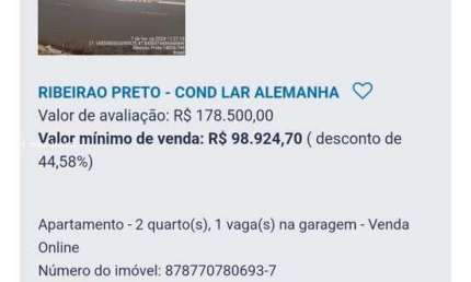 Apartamento para Venda em Ribeirão Preto, Jardim Doutor Paulo Gomes Romeo, 2 dormitórios, 1 banheiro, 1 vaga