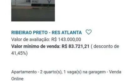 Apartamento para Venda em Ribeirão Preto, Jardim Zara, 2 dormitórios, 1 banheiro, 1 vaga