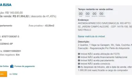 Apartamento para Venda em Sertãozinho, Jardim Campo Alegre, 2 dormitórios, 1 banheiro, 1 vaga